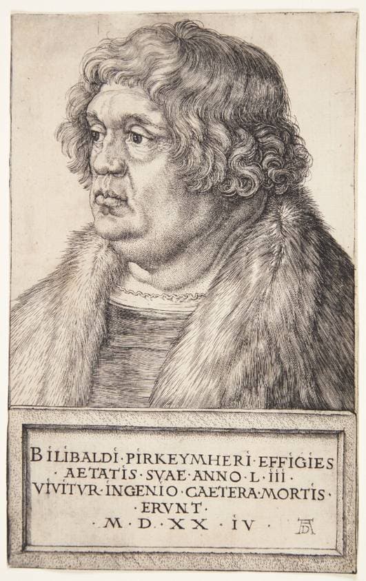 Willibald Pirckheimer, 1470-1530 — Albrecht Dürer