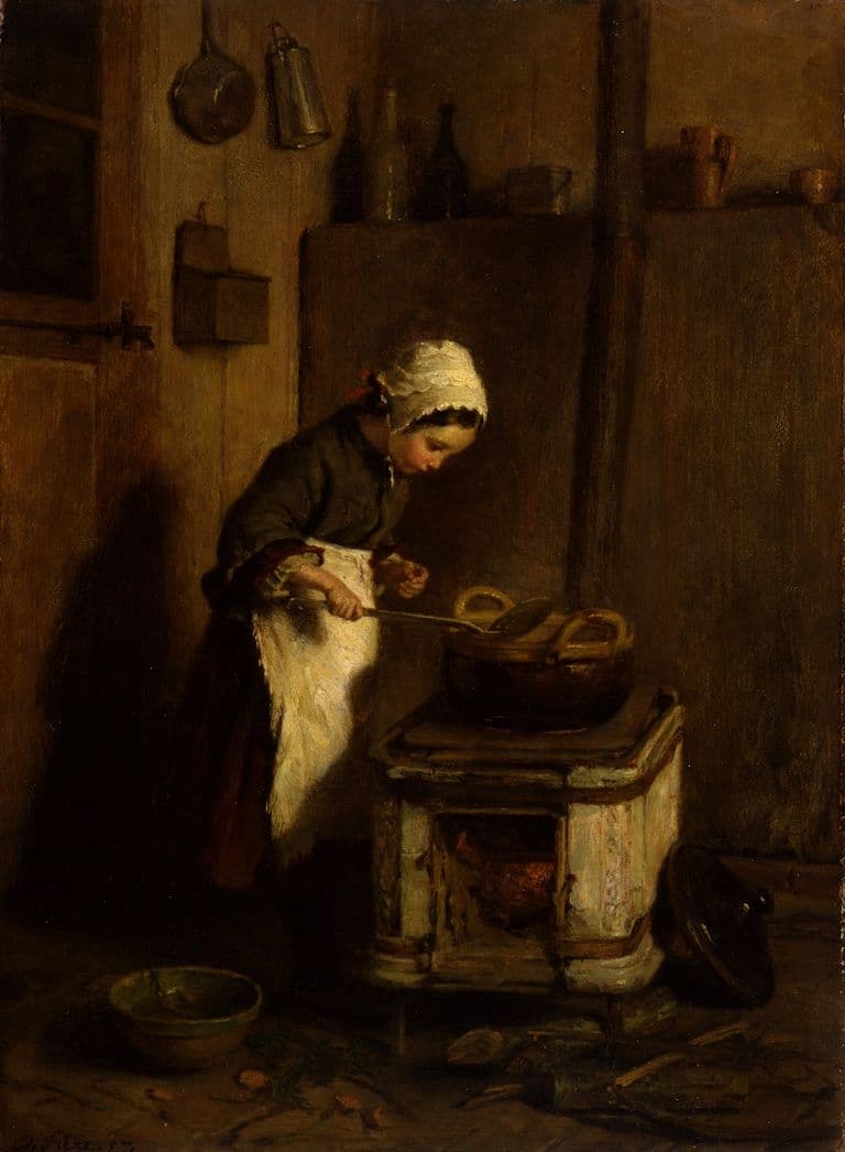 The Little Housekeeper — Édouard Frère