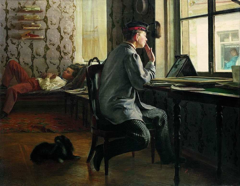 Приготовление к экзамену — Ilya Repin