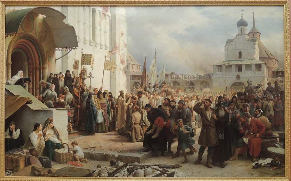 Осада Троице-Сергиевой лавры — Vasily Vereshchagin