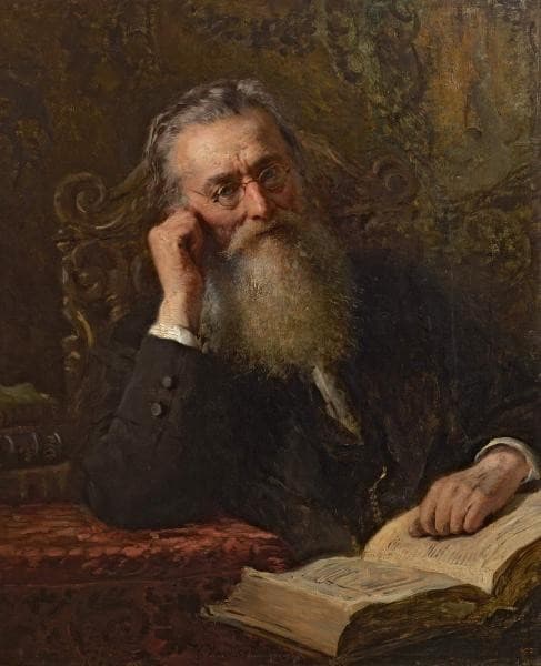 Портрет Н. И. Костомарова — Konstantin Makovsky