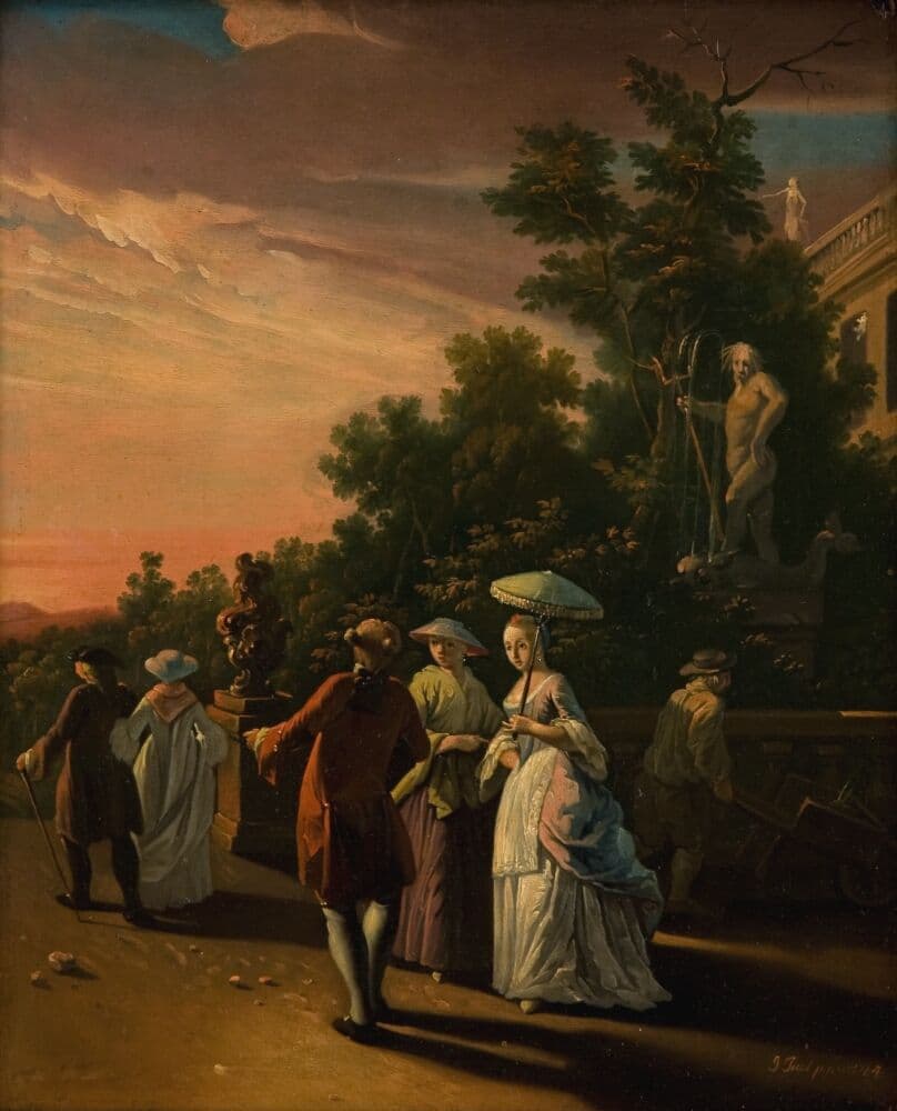 Promenading in a Park — Jens Juel