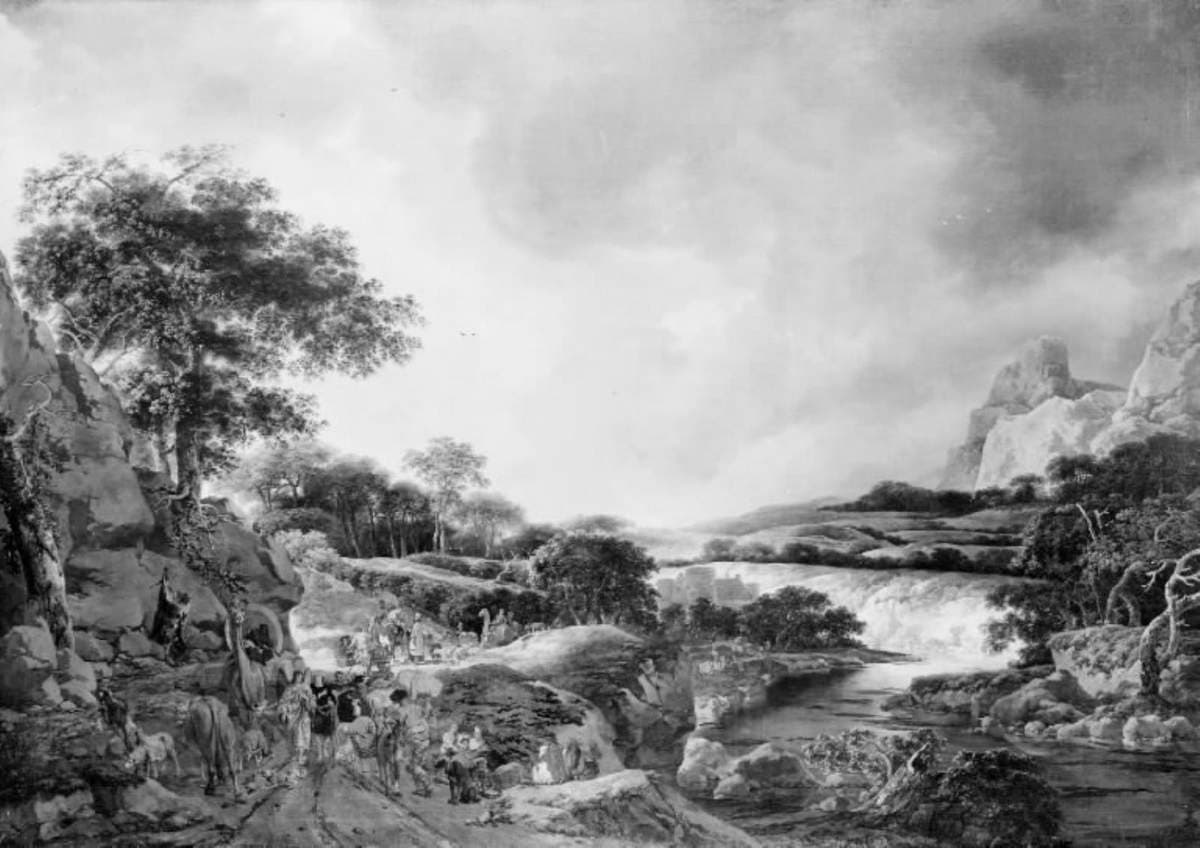 Landskab med Jacob og englen — Herman Naiwincx