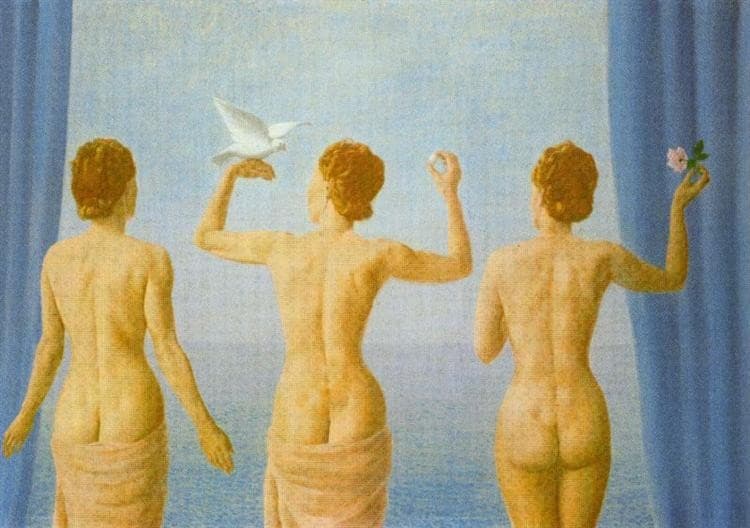 The break in the clouds (The calm) — René Magritte