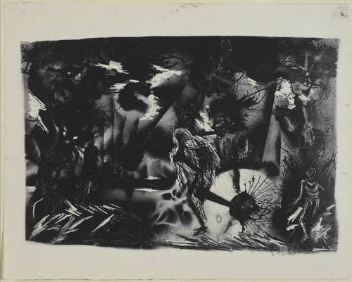 Figures in a Landscape — Jackson Pollock