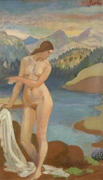Bather in the Welsh Mountains — Augustus John