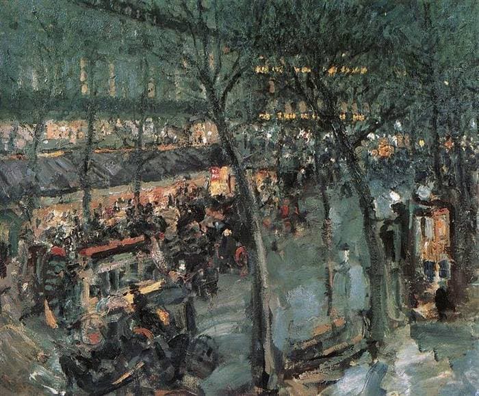 Paris.Cafe de la Paix — Konstantin Korovin