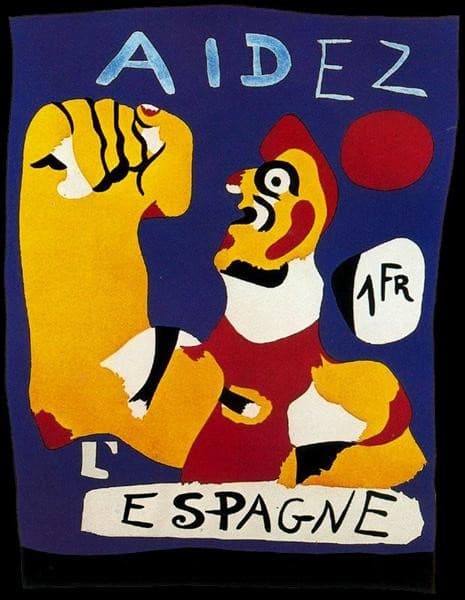 Aidez l'Espagne (Help Spain) — Joan Miró