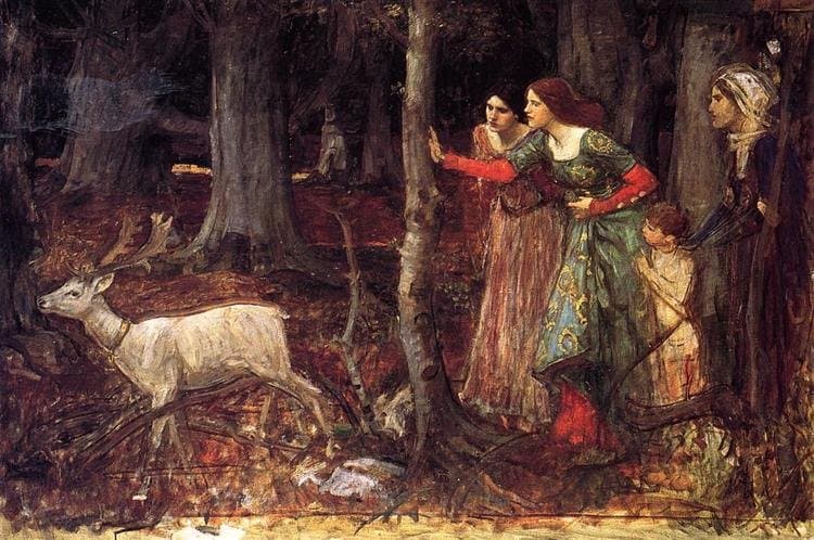 The Mystic Wood — John William Waterhouse