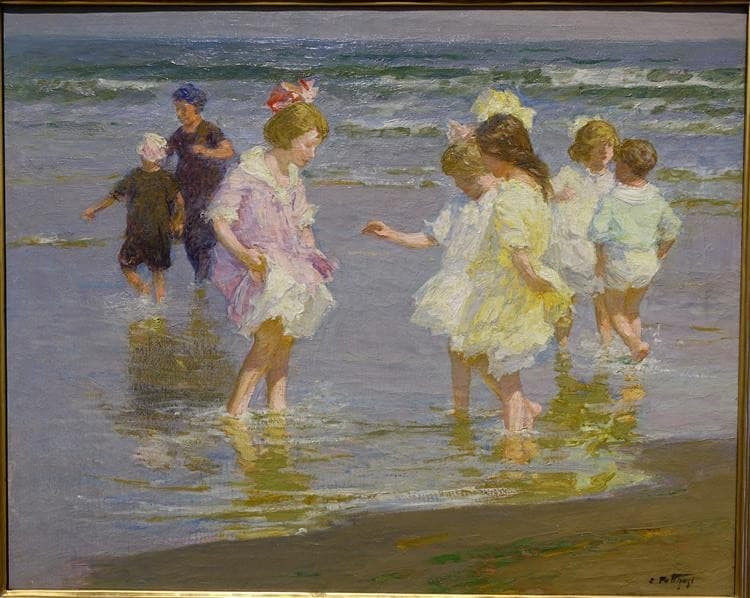 Children Wading — Edward Henry Potthast