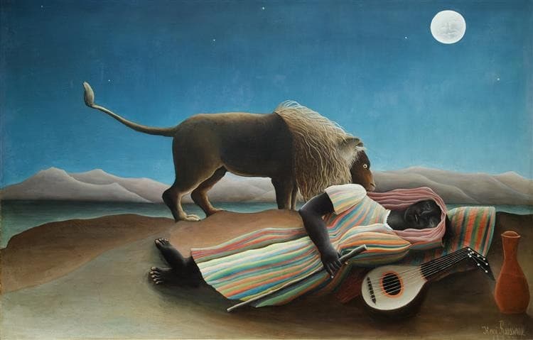The Sleeping Gypsy — Henri Rousseau