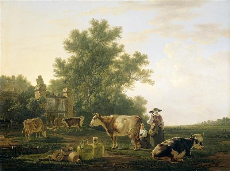 Milking Time — Abraham van Strij