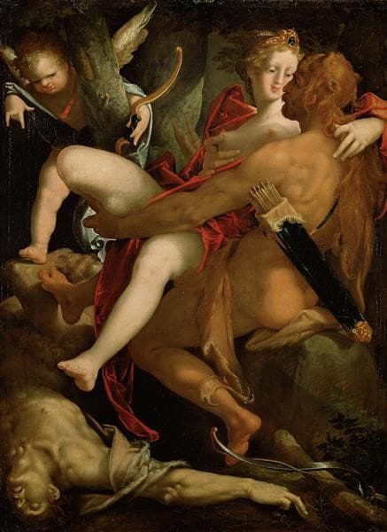 Hercules, Dejanira and the Centaur Nessus — Bartholomeus Spranger