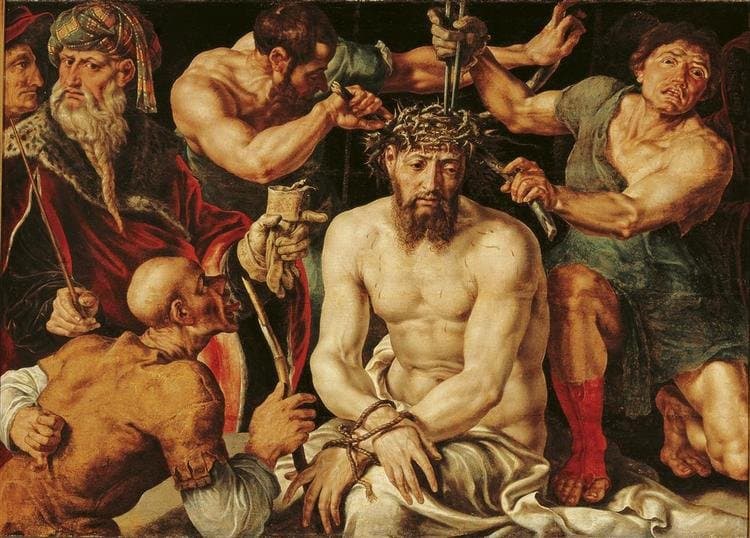Christ crowned with thorns — Maarten van Heemskerck
