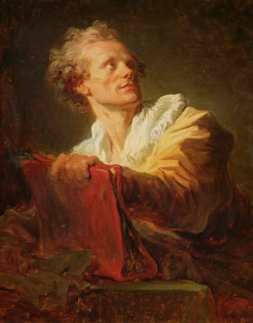 Portrait of a Young Artist, presumed to be Jacques Andre Naigeon — Jean-Honore Fragonard