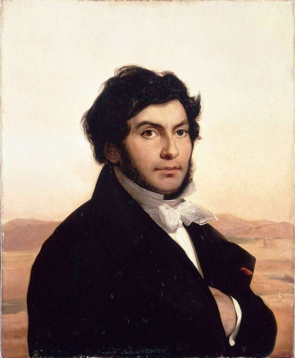 Portrait of Jean-françois Champollion — Léon Cogniet